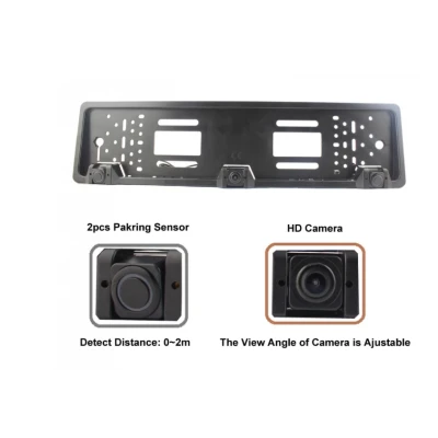 Set suport numar auto cu camera video marsarier si senzori parcare