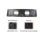 Set suport numar auto cu camera video marsarier si senzori parcare