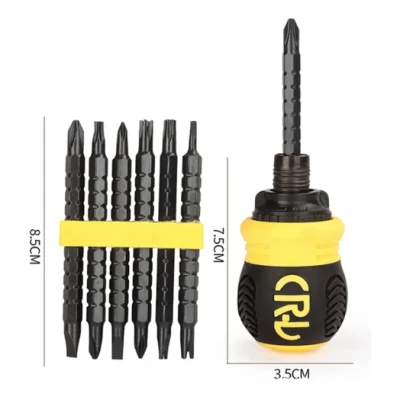 Set surubelnita 13 in 1 cu 6 varfuri magnetice si cap dublu