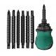 Set surubelnita CRV cu biti 13 in 1 Otel Verde/Negru