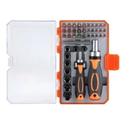 Set surubelnite cu clichet Andowl 42 în 1 Q GJ001 Portocaliu/Negru