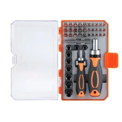 Set surubelnite cu clichet Andowl 42 in 1 Q GJ001 Portocaliu/Negru