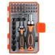 Set surubelnite cu clichet Andowl 42 in 1 Q GJ001 Portocaliu/Negru