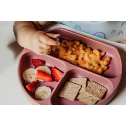 Set Tacamuri Diversificare Bebelusi Din Silicon Pahar Lingurita Furculita Roz