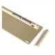 Set Tastatura si Mouse wireless design compact si elegant culoare Gold Andowl  Q K3940