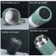 UB Set termos din inox cu 3 cesti 500ml sticla termoizolanta pentru bauturi fierbinti si reci VERDE