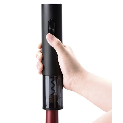 Set tirbuson electric pentru sticle de vin 4 accesorii cutter pentru taierea sigiliului aerator dop cu pompa vid