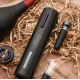 Set tirbuson electric pentru sticle de vin 4 accesorii cutter pentru taierea sigiliului aerator dop cu pompa vid