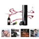 Set tirbuson electric si accesoriu taiere sigiliu NEGRU