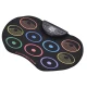 Set Tobe electronice digitale din Silicon cu pedale de picior 9 USB 9 Paduri de tobe colorate