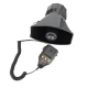 Sirena auto 5 melodii ES 500 cu microfon si functie de inregistrare 12V 100W
