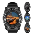 Smartwatch V8 HandsFree Bluetooth 3.0 Micro SIM Android Camera 1.3MP Negru
