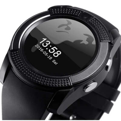 Smartwatch V8 HandsFree Bluetooth 3.0 Micro SIM Android Camera 1.3MP Negru