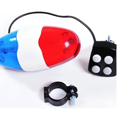 Sonerie electronica pentru bicicleta 4 moduri de sunet iluminare LED material durabil