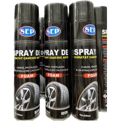Spray - Spuma ingrijire anvelope si jante  SEP 650ml (1buc)