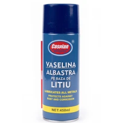 Spray vaselina albastra Caspian 450ml pe baza de litiu