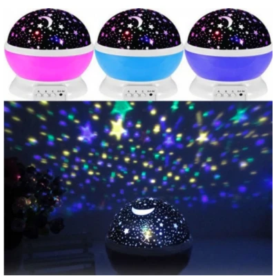 UB Star Master MOV GLOB 360 Lampa de Veghe cu Proiector Rotativ Stele 