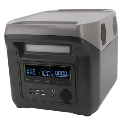 Statie electrica portabila GD 8151 statie electrica portabila de 1500W generator solar de camping 480000MAh 1024Wh iesire cu unde sinusoidale pure pentru camping rezerva de urgenta