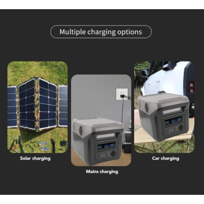 Statie electrica portabila GD 8151 statie electrica portabila de 1500W generator solar de camping 480000MAh 1024Wh iesire cu unde sinusoidale pure pentru camping rezerva de urgenta