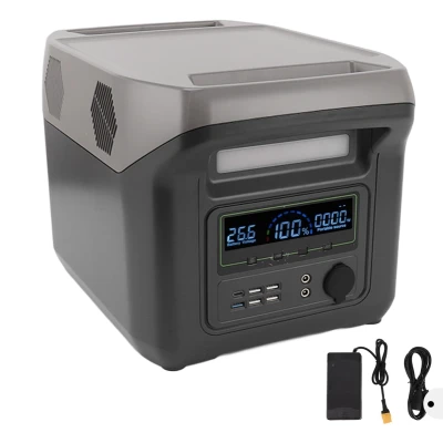 Statie electrica portabila GD 8151 statie electrica portabila de 1500W generator solar de camping 480000MAh 1024Wh iesire cu unde sinusoidale pure pentru camping rezerva de urgenta