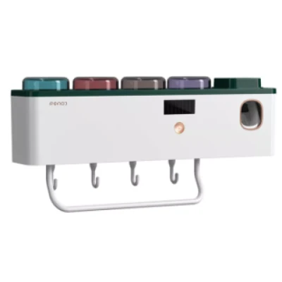 Sterilizator UV cu suport pentru periuță de dinți/Dozator de pastă