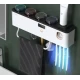 Sterilizator UV cu suport pentru periuță de dinți/Dozator de pastă