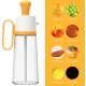 Sticla cu picurator pentru ulei otet si sosuri 550 ml alb-galben