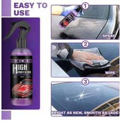 Sticla cu spray pentru tratament ceara lichida 3in1