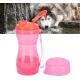 Sticla portabila de apa pentru animale de companie 2 in 1