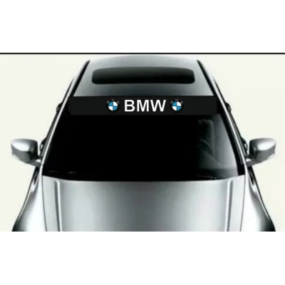 Stiker Parasolar auto sau haion/parbriz  BMW 125 X 15 cm