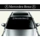 Stiker parasolar auto sau haion/parbriz  MERCEDES 125 X 15 cm