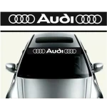 Stiker parasolar auto sau haion/parbriz AUDI 125 X 15 cm