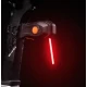 Stop spate pentru bicicleta 8821 cu LED ROSU