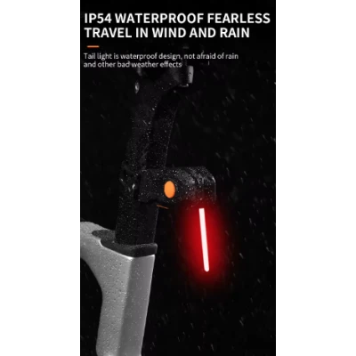 Stop spate pentru bicicleta 8821 cu LED ROSU