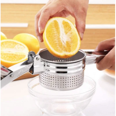 Storcator manual de citrice din otel inoxidabil 26 cm cu maner