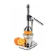 Storcator manual pentru fructe tip presa din inox cu recipient si strecuratoare inclusa argintiu