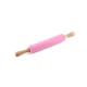 Sucitor aluat Lemn Silicon 43 cm Roz Maro