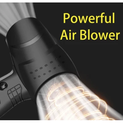 Suflanta de aer multifunctionala incarcare auto pentru gratar indepartare frunze si praf 1500 mAh Viteta de Rotatie 25000 RPM