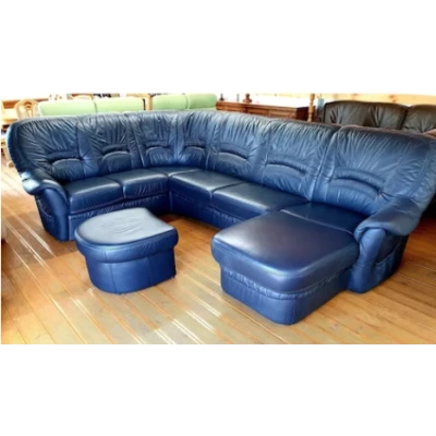 UB Sul autoadeziv din piele ecologica (imitatie piele) 0.75 x 2.5m ALBASTRU 
