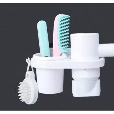 Suport auto adeziv de perete Q T150 pentru uscator de par si accesorii Culoare