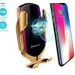 Suport auto cu incarcator wireless si senzor inteligent R1 USB