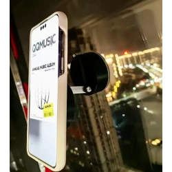 Suport auto magnetic pentru Telefon cu dubla utilizare acasa si masina rotund