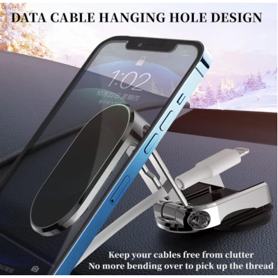 Suport auto magnetic pentru telefon cu rotire 360 grade universal