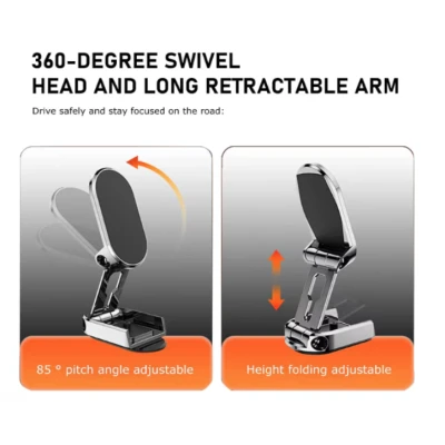 Suport auto magnetic pentru telefon cu rotire 360 grade universal