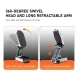 Suport auto magnetic pentru telefon cu rotire 360 grade universal