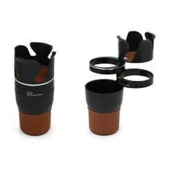 Suport Auto Multifunctional 5 in 1 pentru Pahar  Telefon  Ochelari