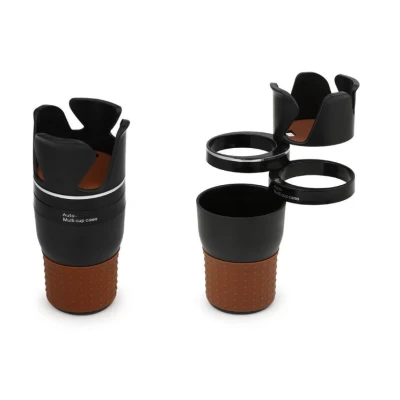 Suport Auto Multifunctional 5 in 1 pentru Pahar  Telefon  Ochelari