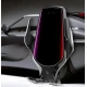 Suport Auto NEGRU R1 Senzor Incarcare Fast Charge Wireless