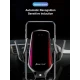 Suport Auto NEGRU R1 Senzor Incarcare Fast Charge Wireless