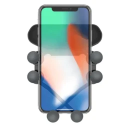 Suport Auto Telefon Prindere In Grila Cu 6 Puncte De Fixare Q ZJ018
